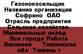 Газонокосильщик › Название организации ­ Софрино, ОАО › Отрасль предприятия ­ Сельское хозяйство › Минимальный оклад ­ 1 - Все города Работа » Вакансии   . Тюменская обл.,Тюмень г.